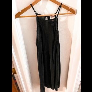 Black High Neck Dress